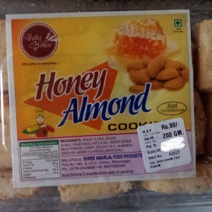 honey almond cookies