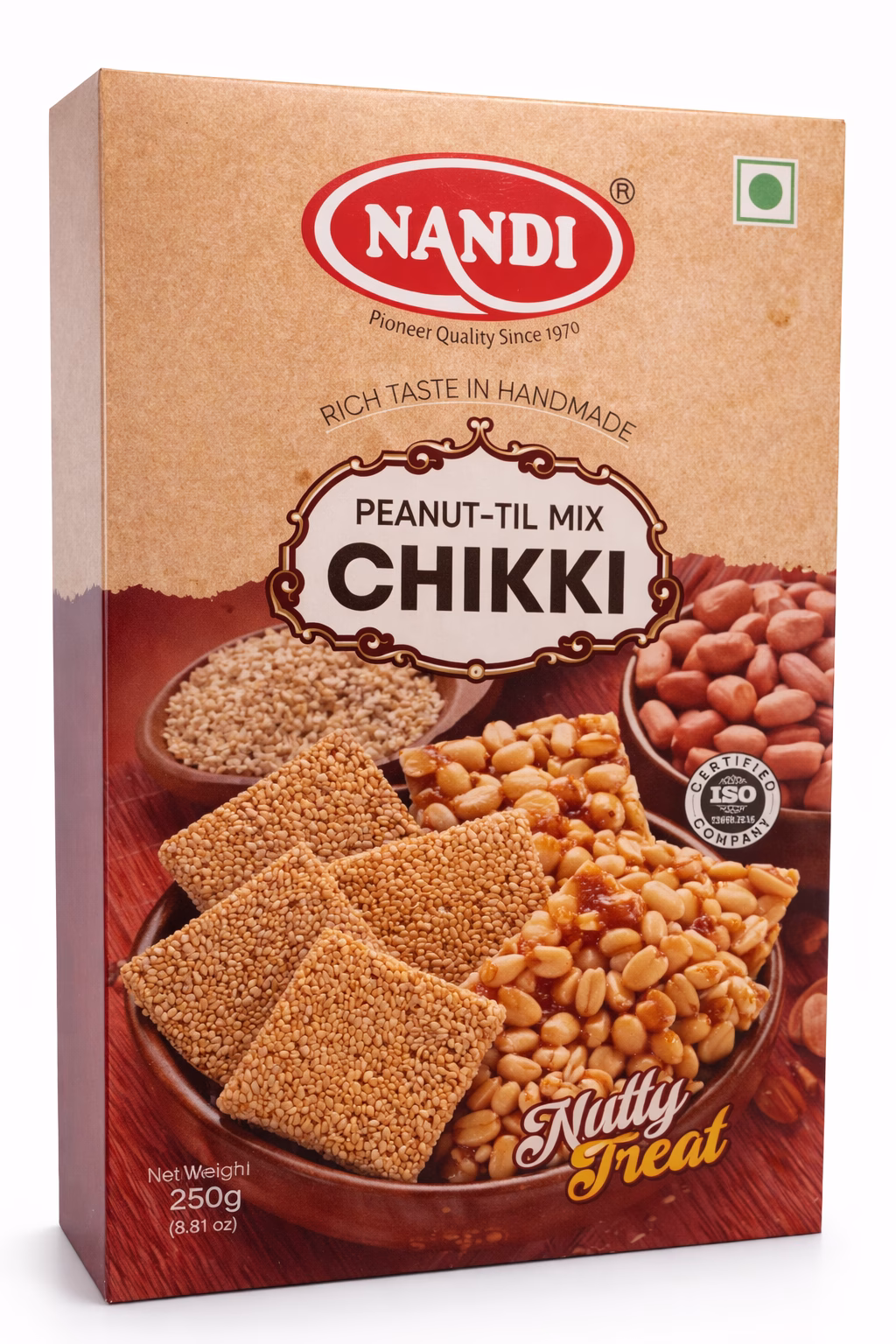 Peanut Til Mix CHIKKI 250 gm 1 Peanut Til Mix CHIKKI 250 gm