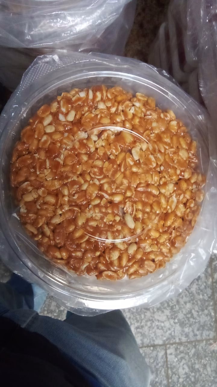 Peanut chikki round shape 500 gm 1 Peanut chikki round shape 500 gm